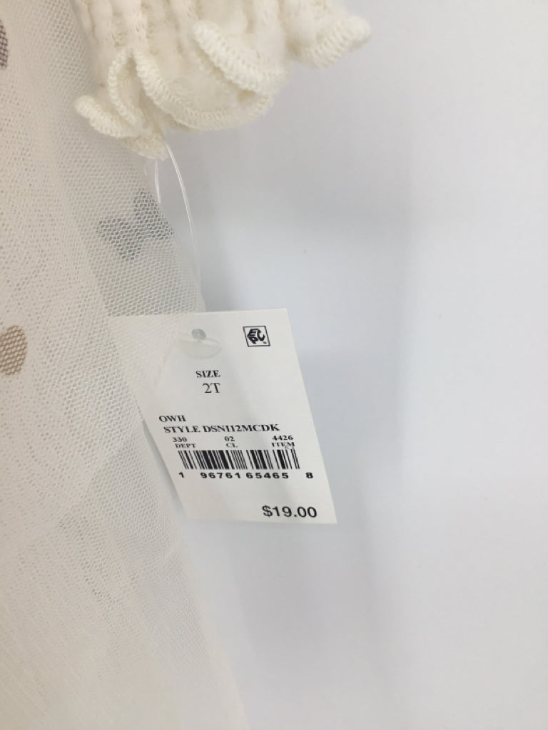 Disney Child Size 2 White Dress - girls