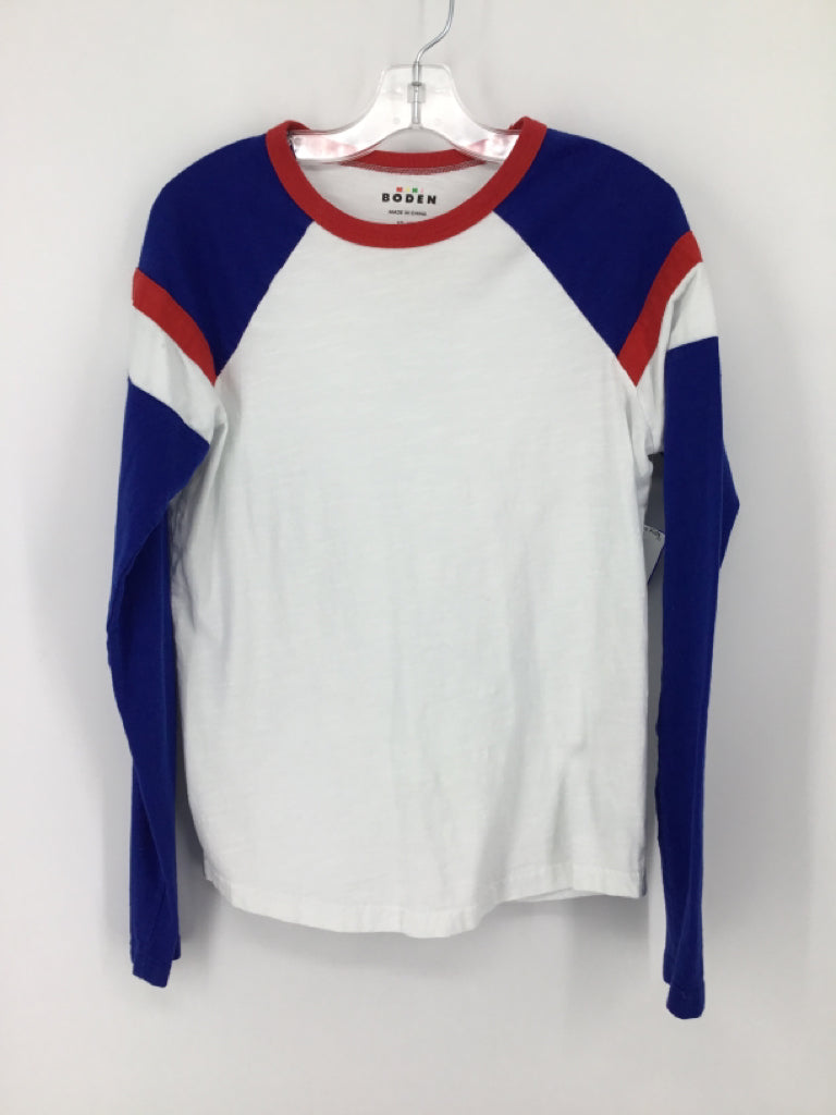 Mini Boden Child Size 12 Blue Solid T-shirt - boys