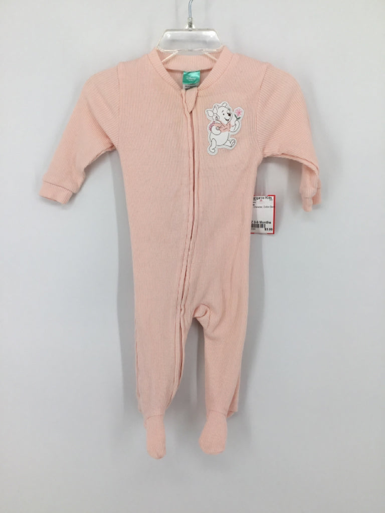 Disney Child Size 3-6 Months Pink Sleepers
