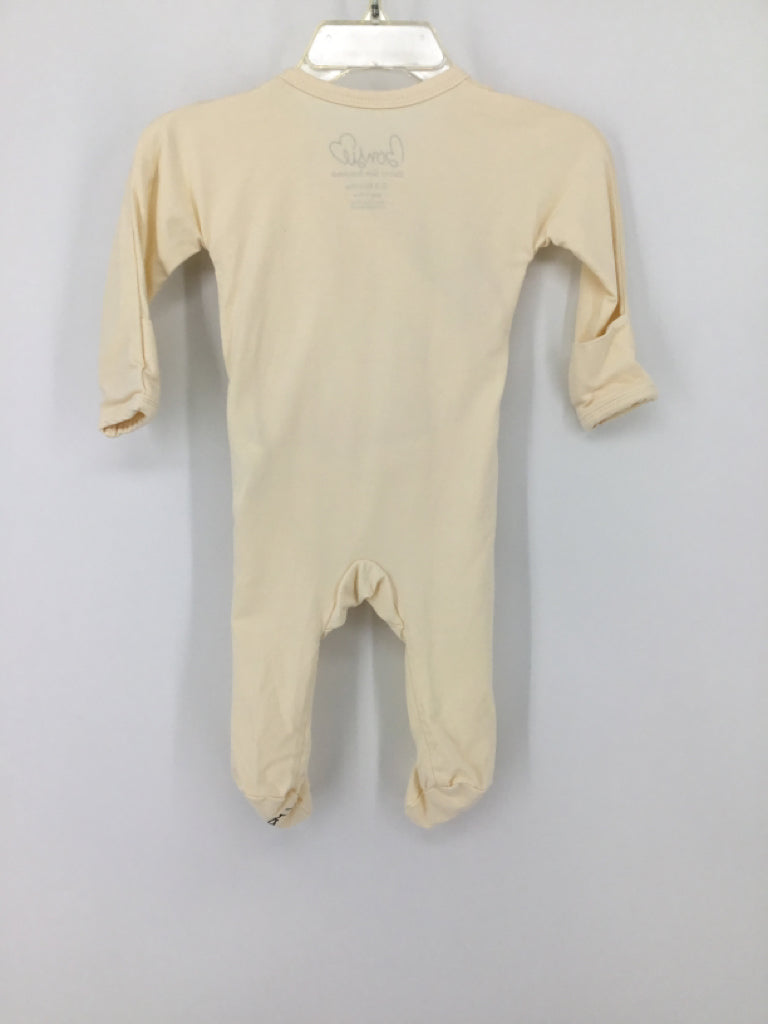 Bonsie Child Size 0-3 Months Cream Sleepers