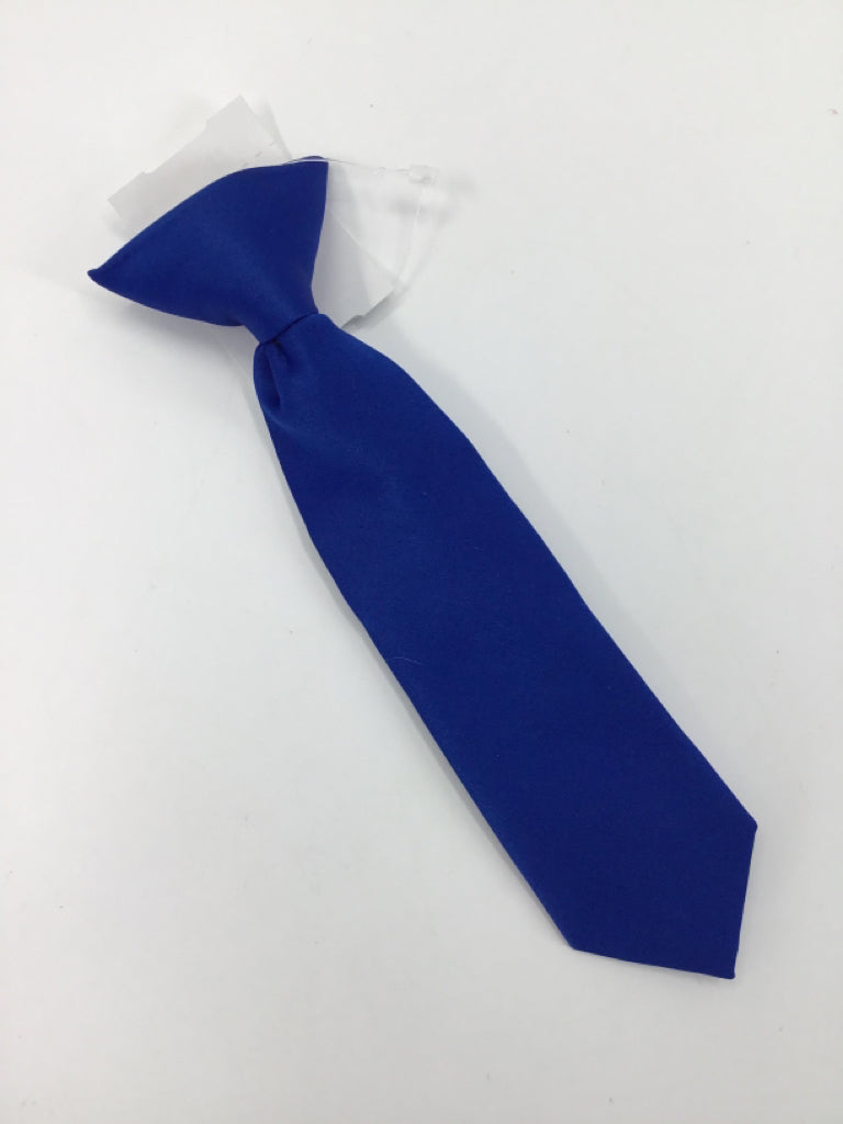 Umo Lorenzo Clip-on Solid Blue Necktie