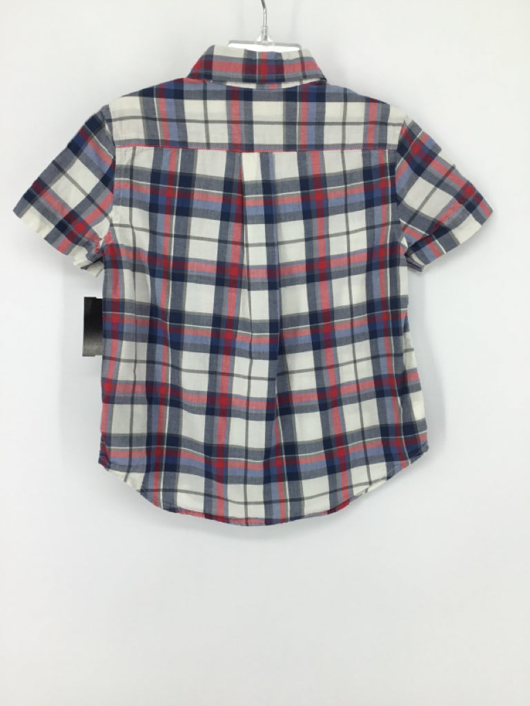 Ralph Lauren Child Size 3 Blue Plaid Shirt - boys