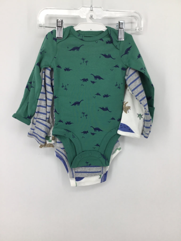 Just One You Made by Carters Child Size 3 Months Green Onesie