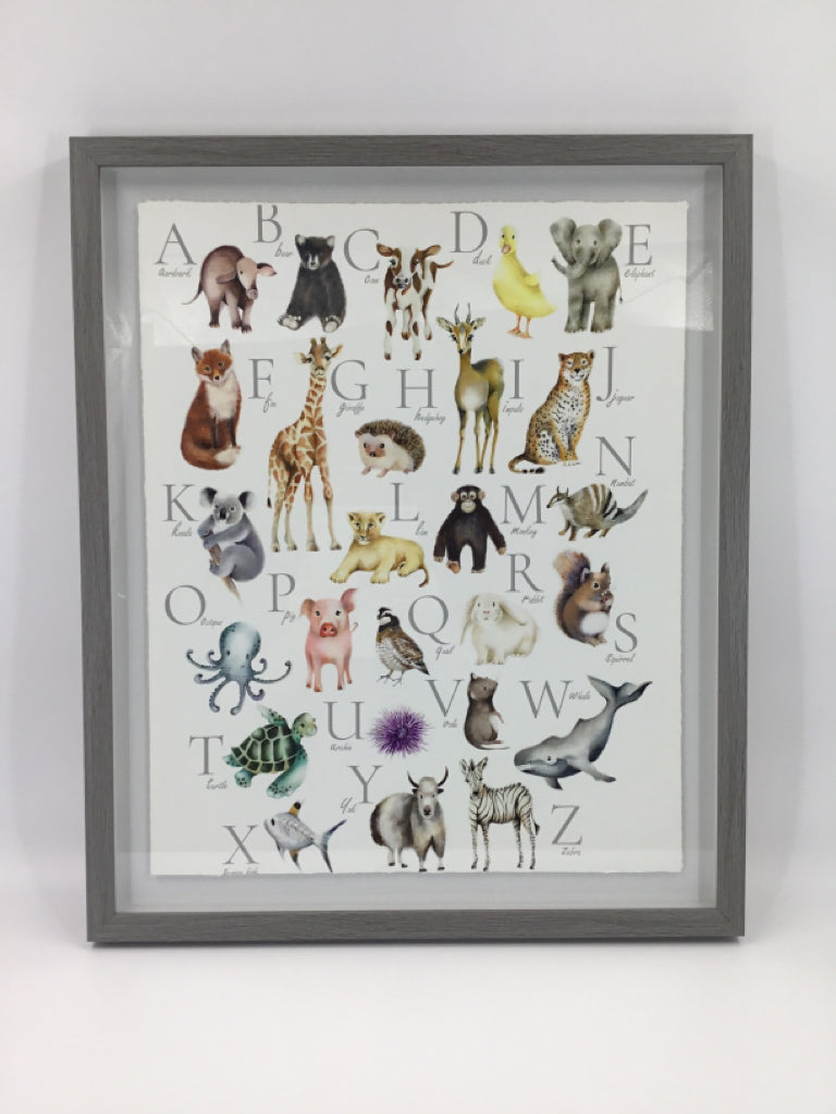 Animal Alphabet in Nice Frame