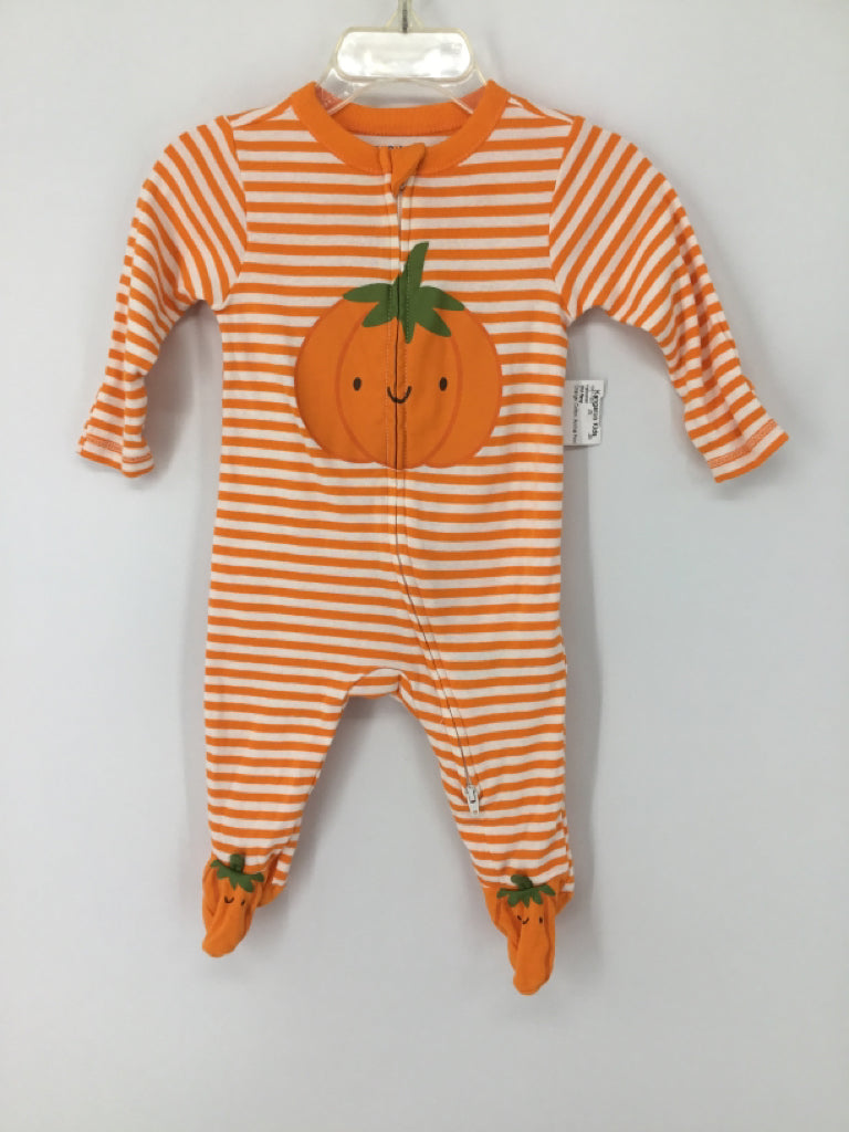 Old Navy Child Size 3-6 Months Orange Halloween Sleeper
