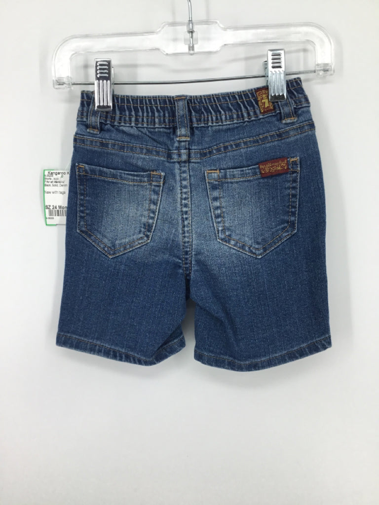 7 for all Mankind Child Size 24 Months Black Solid Shorts - boys