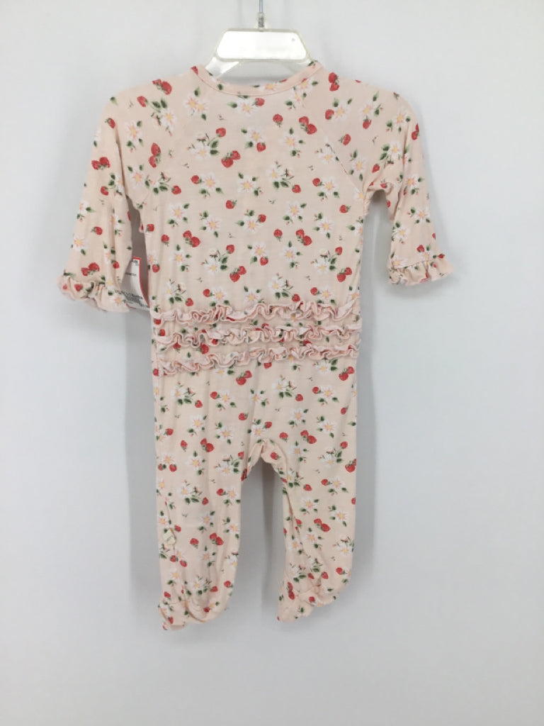 Milkberry Child Size 0-3 Months Pink Sleepers