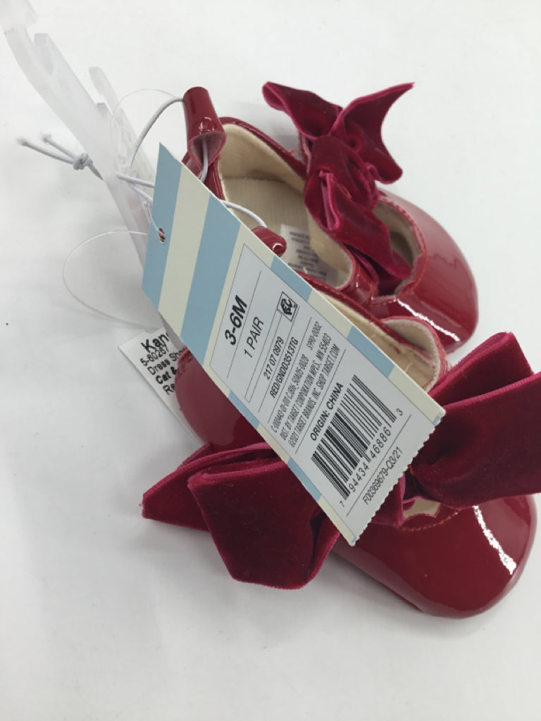 Cat & Jack Child Size 2 Toddler Red Dress Shoes