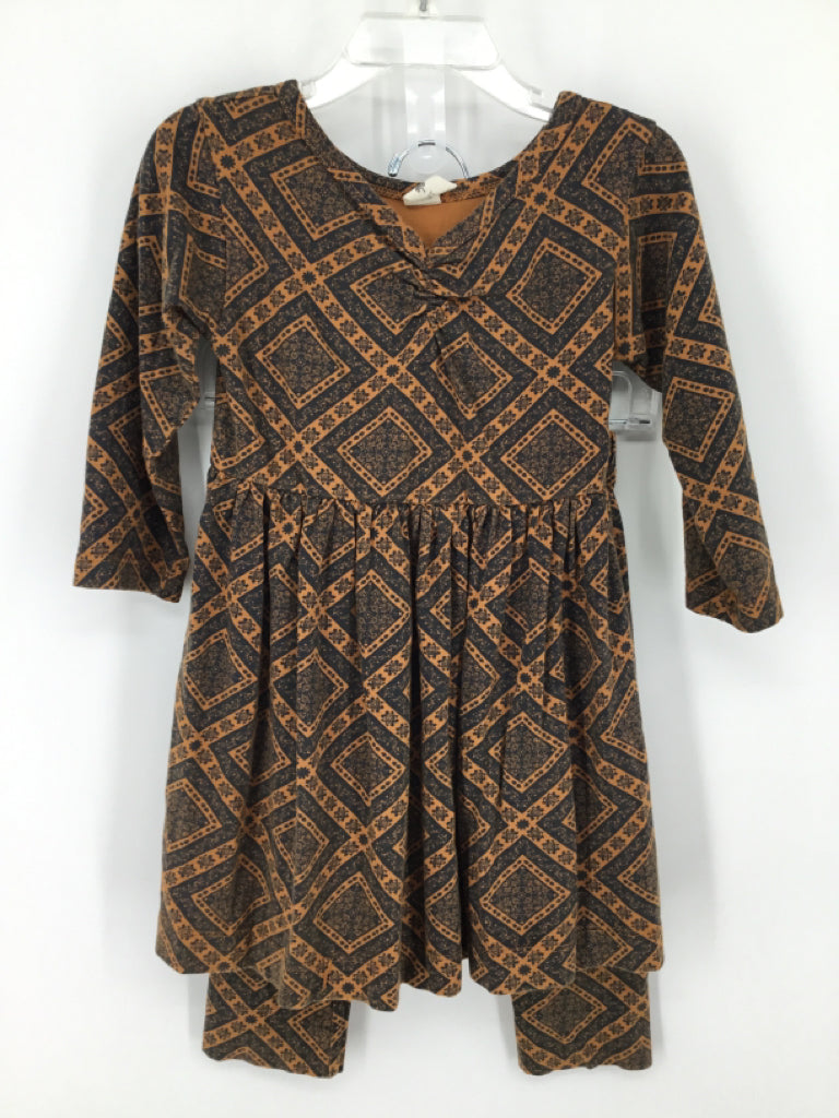Kate Quinn Organics Child Size 3 Brown Outfit - girls
