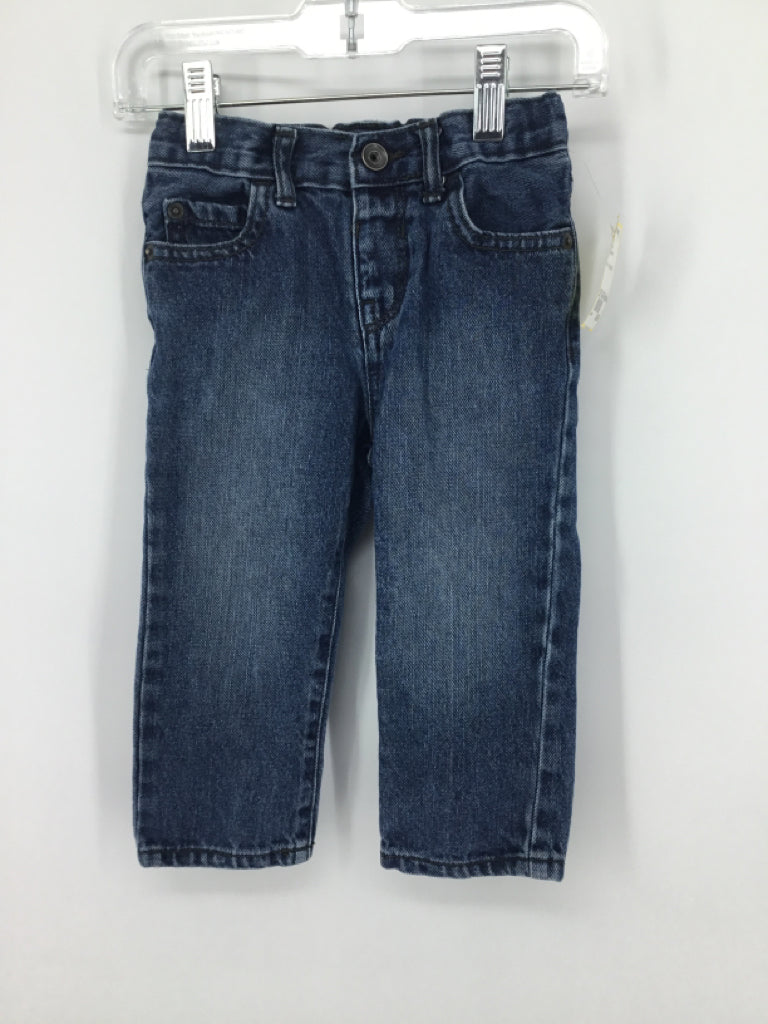 Childrens Place Child Size 18-24 Months Blue Solid Jeans - boys