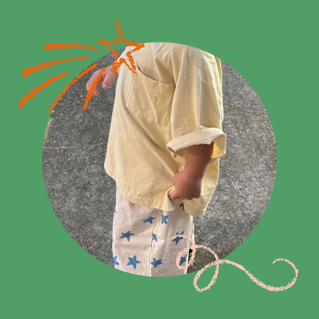 Organized kids clothing showing everyday pieces that are worn often versus items no longer used