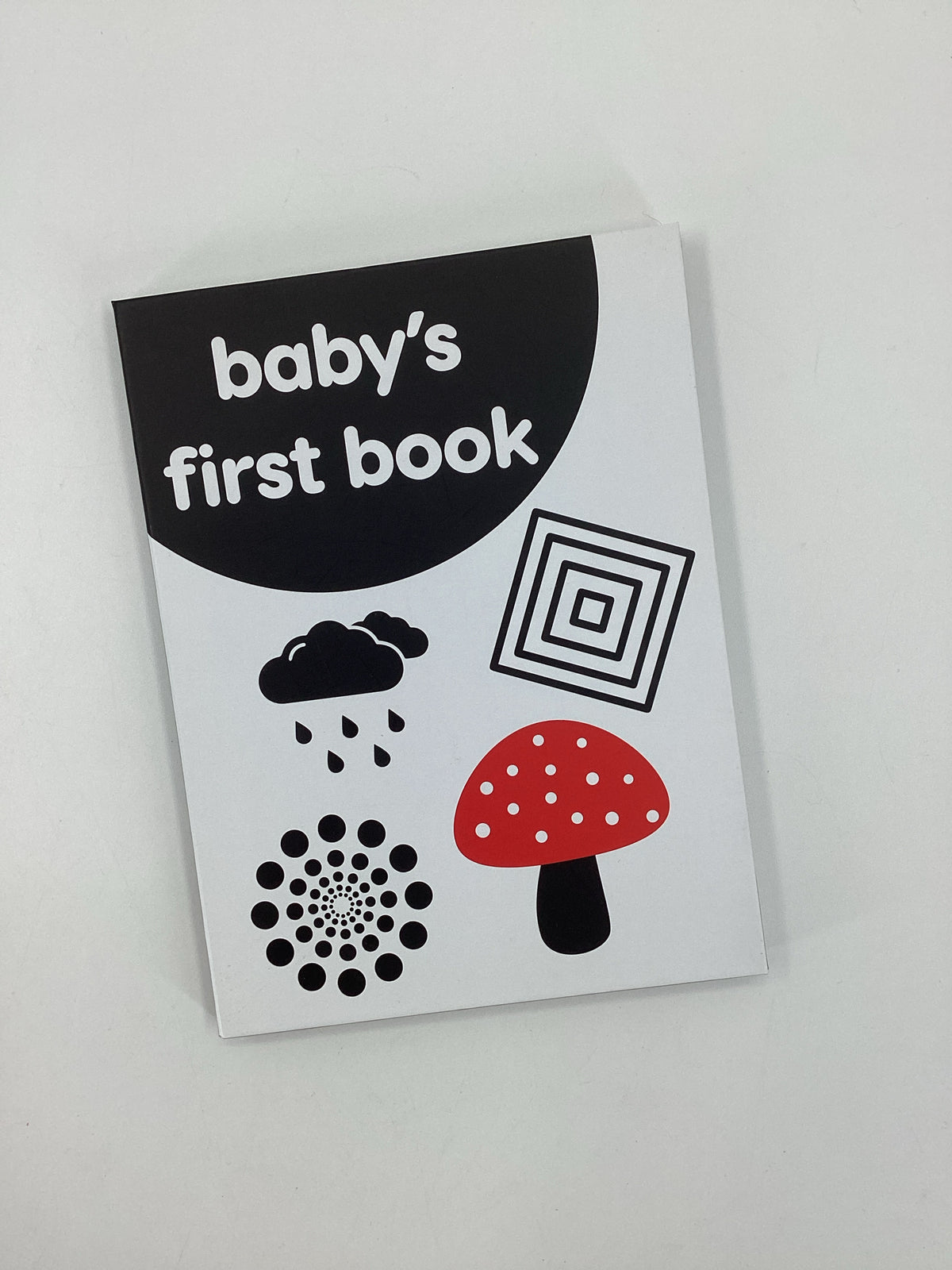 Baby's First Book: Fold Out Black, White & Red with mirror