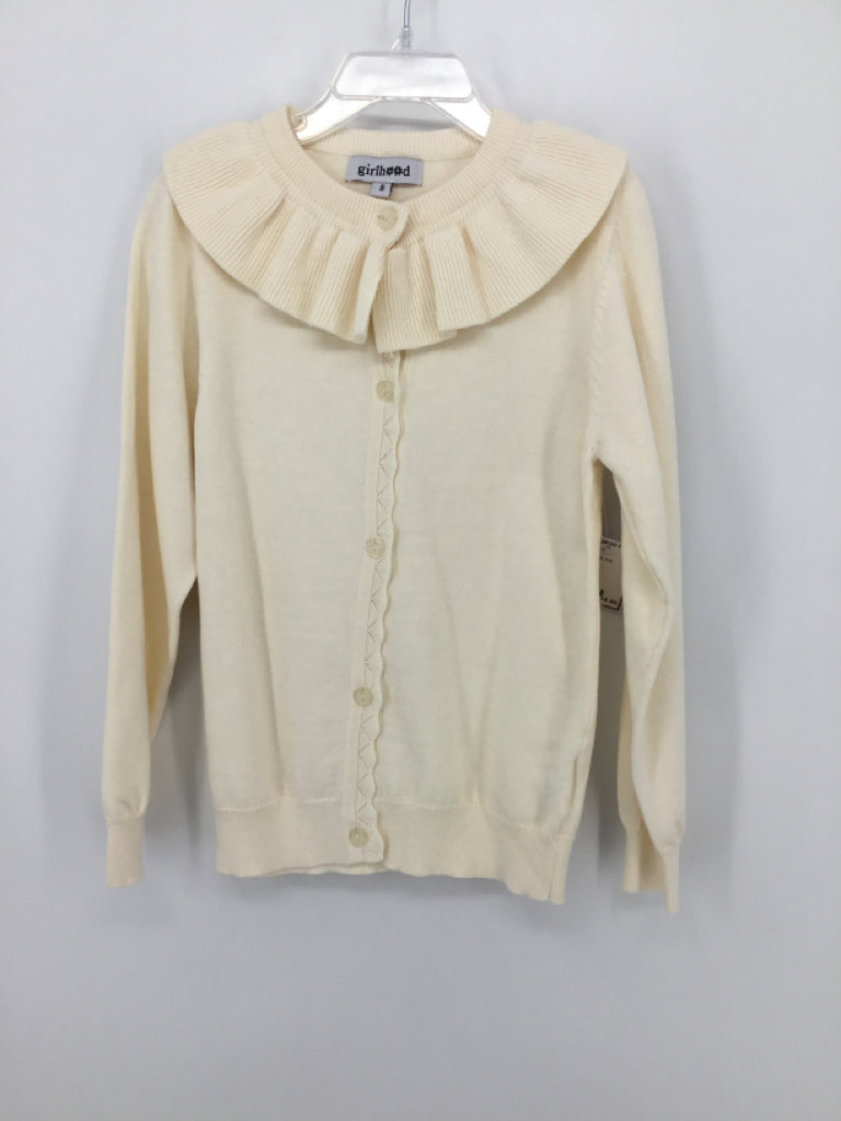 Girlhood Child Size 8 Cream Sweater - girls