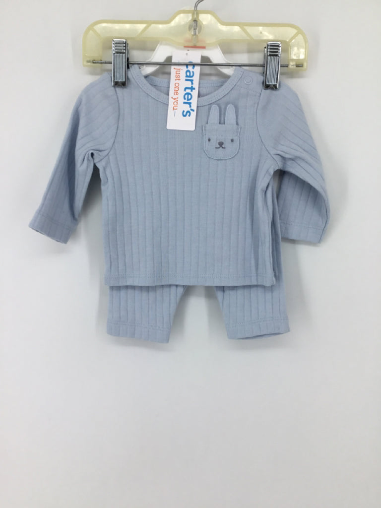 Just One You Made by Carters Child Size Newborn Blue Solid Outfit - boys