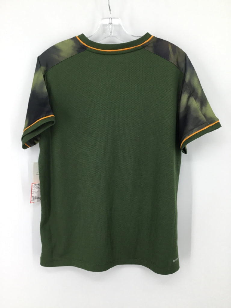 Athletic Works Child Size 10 Green Print T-shirt - boys