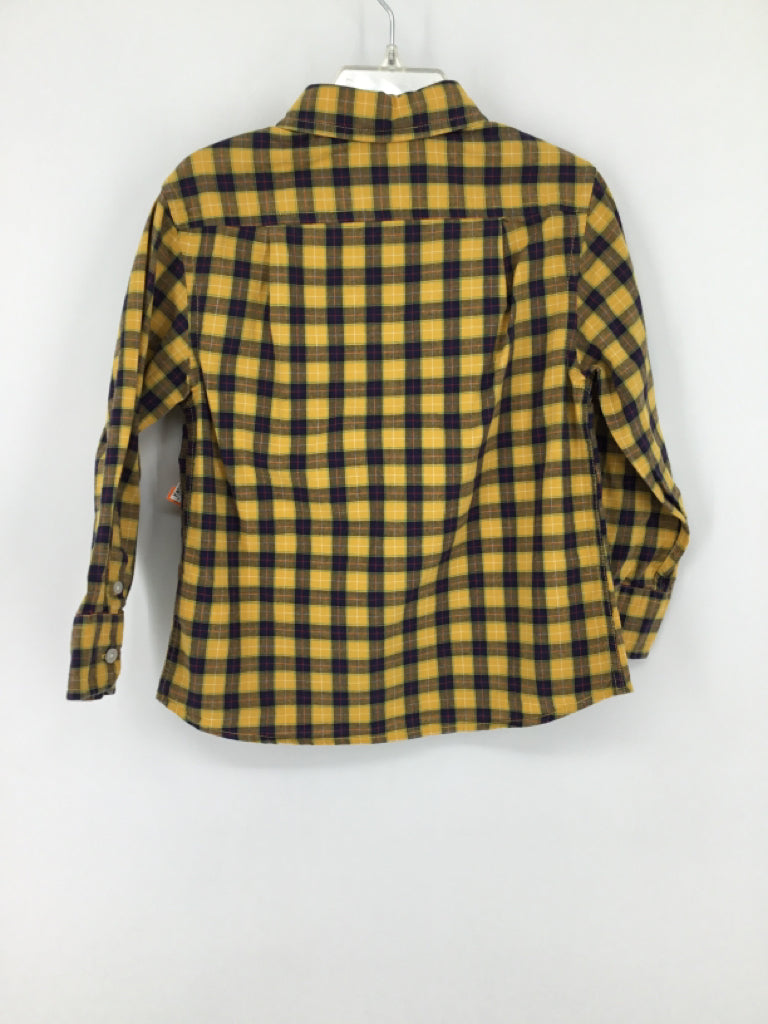 Crewcuts Child Size 3 Yellow Plaid Shirt - boys