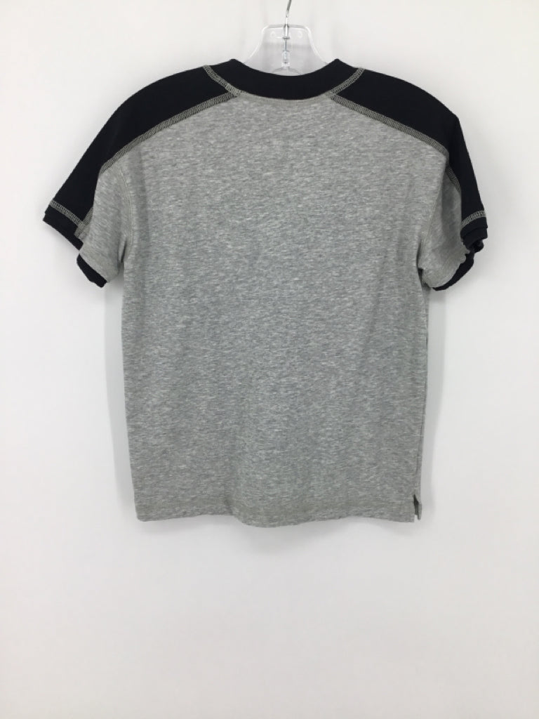 Hansen Child Size 6 Gray Marbled Shirt - boys