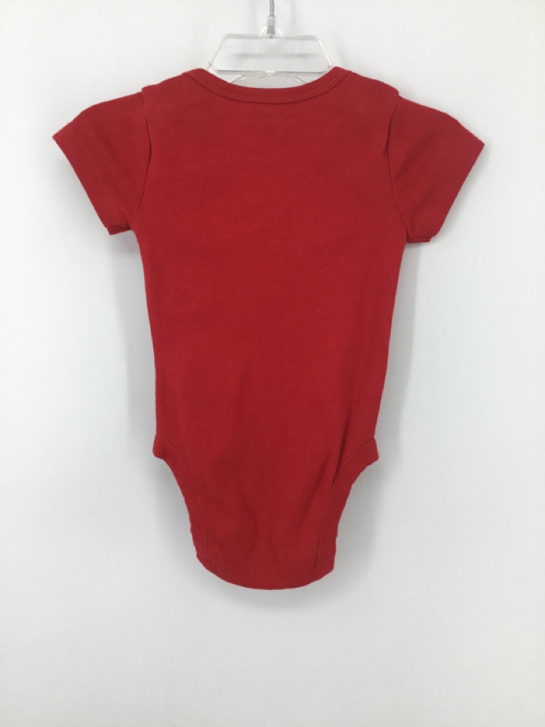 Old Navy Child Size 6-12 Months Red Onesie