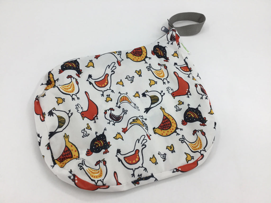 Bum Genius White Print Wet Bag