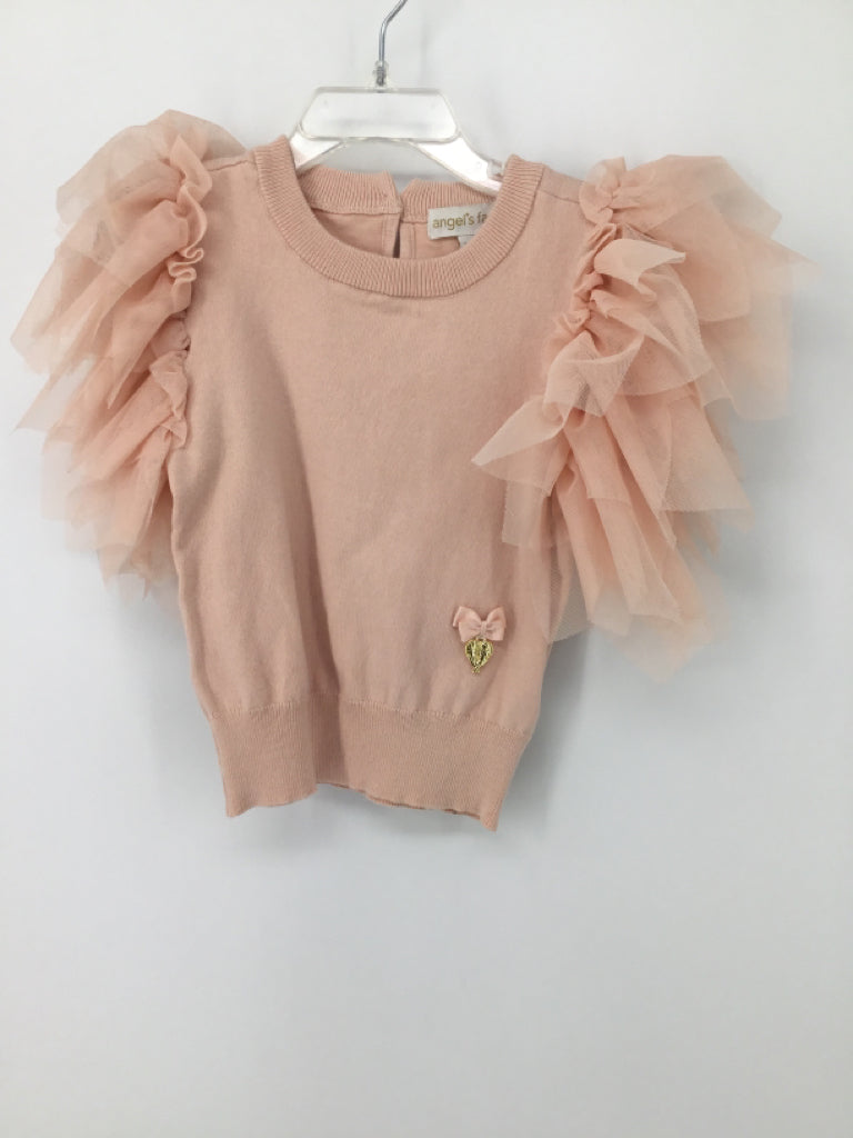 Angel's Face Child Size 2 Pink Sweater - girls