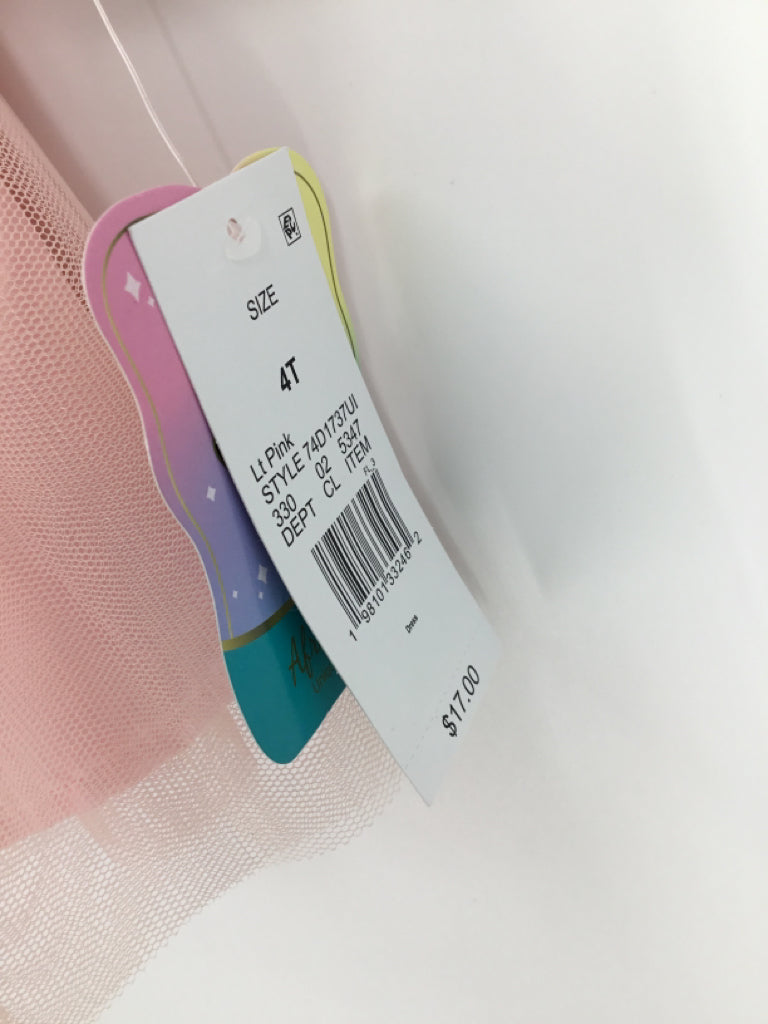 Afro Unicorn Child Size 3.5 Toddler Pink Dress - girls