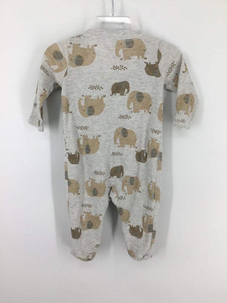 Carter's Child Size 6 Months Gray Sleepers
