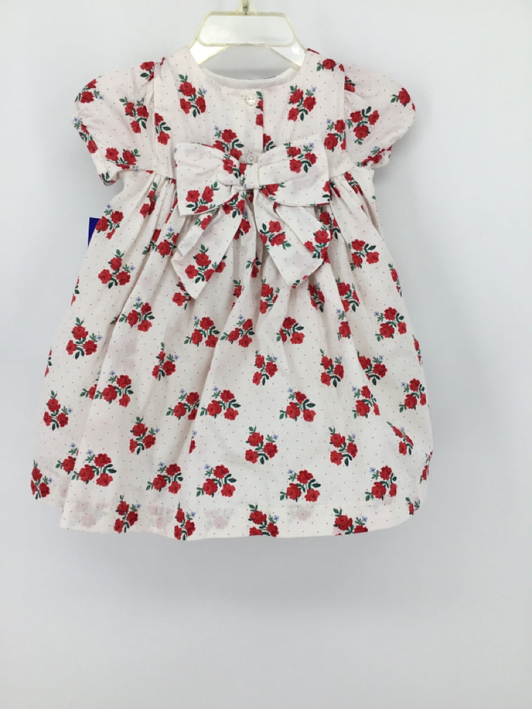 Janie and Jack Child Size 6-12 Months Red Dress - girls