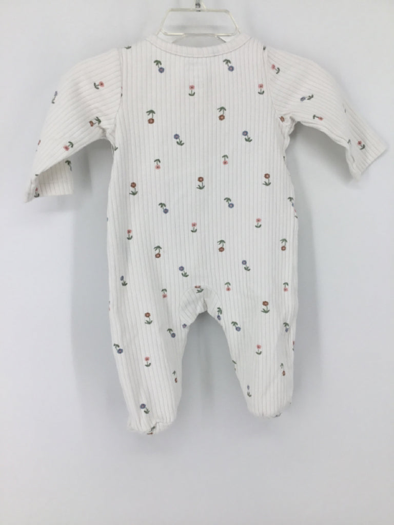 Just One You Made by Carters Child Size 3 Months White Sleepers