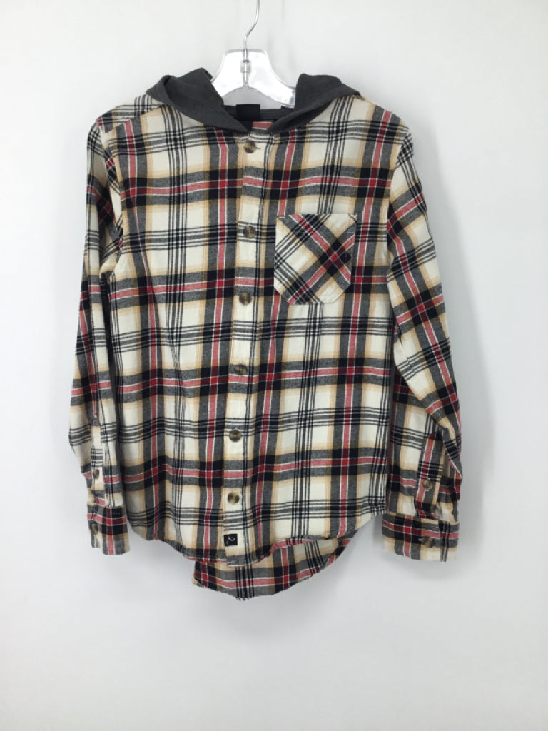 Art Class Child Size 8 Multi-Color Plaid Shirt - boys