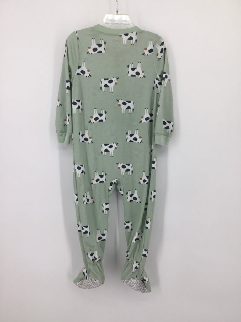 Just One You Made by Carters Child Size 3 Green Sleepers