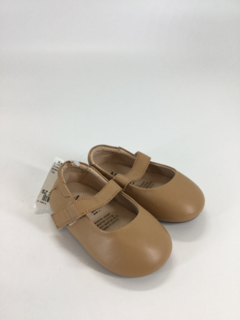 brandless Child Size 3 Toddler Tan Dress Shoes