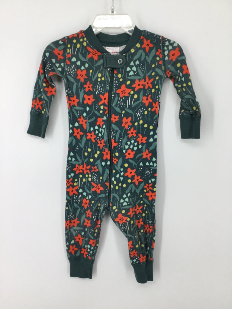 Hanna Andersson Child Size 6-12 Months Green Pajamas - girls