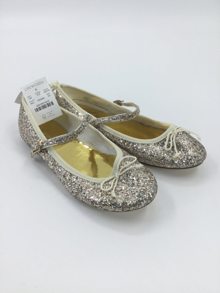 Crewcuts Child Size 4 Youth Gold Dress Shoes