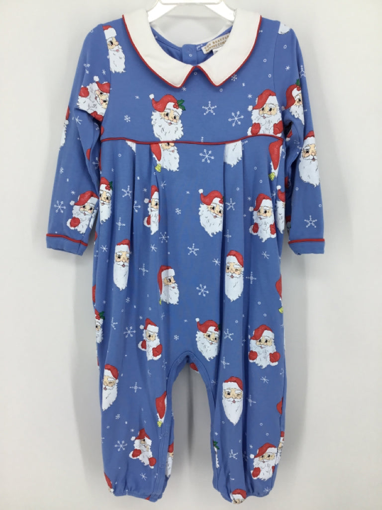 The Beaufort Bonnet Co Child Size 3 Blue Christmas Outfit