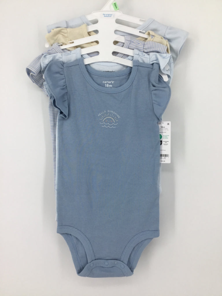 Carter's Child Size 18 Months Blue Onesie