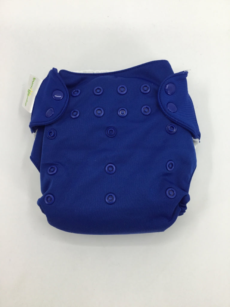 Bum Genius Child Size One Size Blue Solid Pocket Cloth Diaper