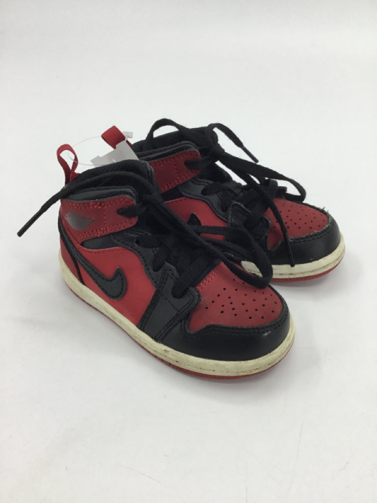 Air Jordan Child Size 6 Toddler Red Sneakers