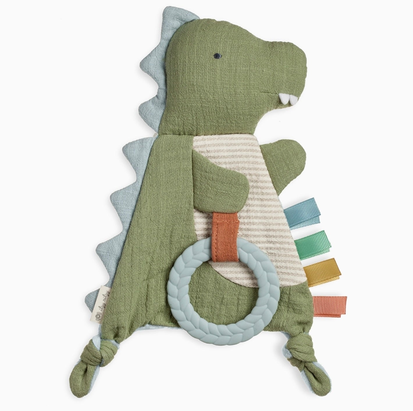 Itzy Ritzy - Bitzy Crinkle Sensory Toy with Teether (Dinosaur)