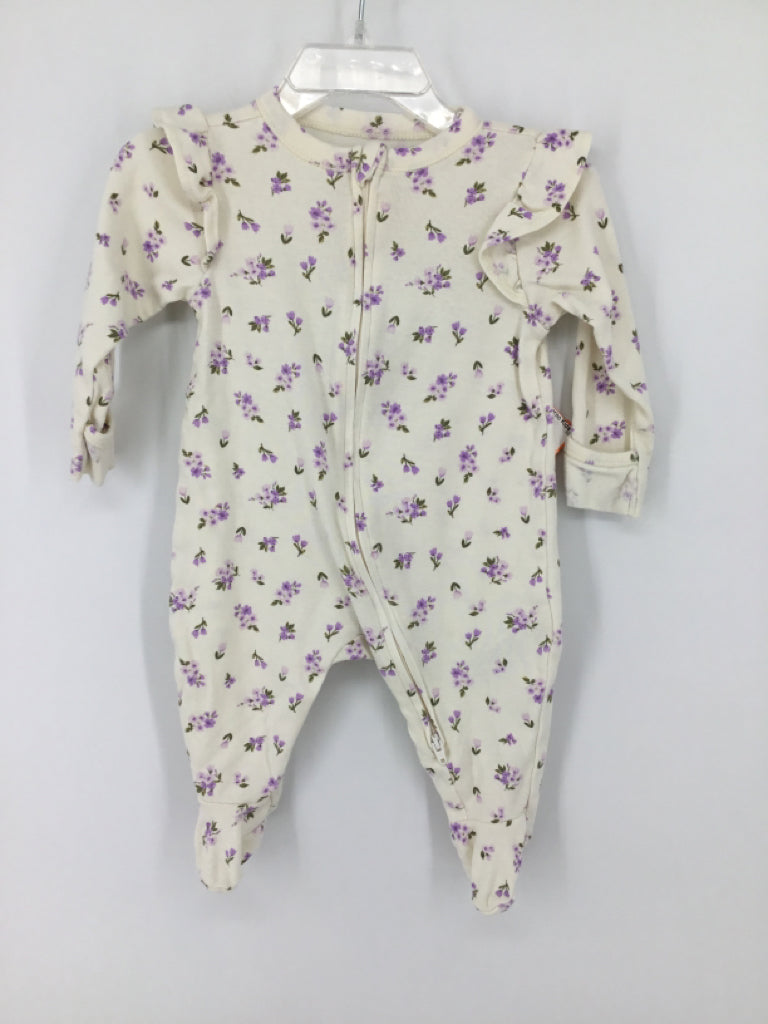 Old Navy Child Size 3-6 Months Purple Sleepers