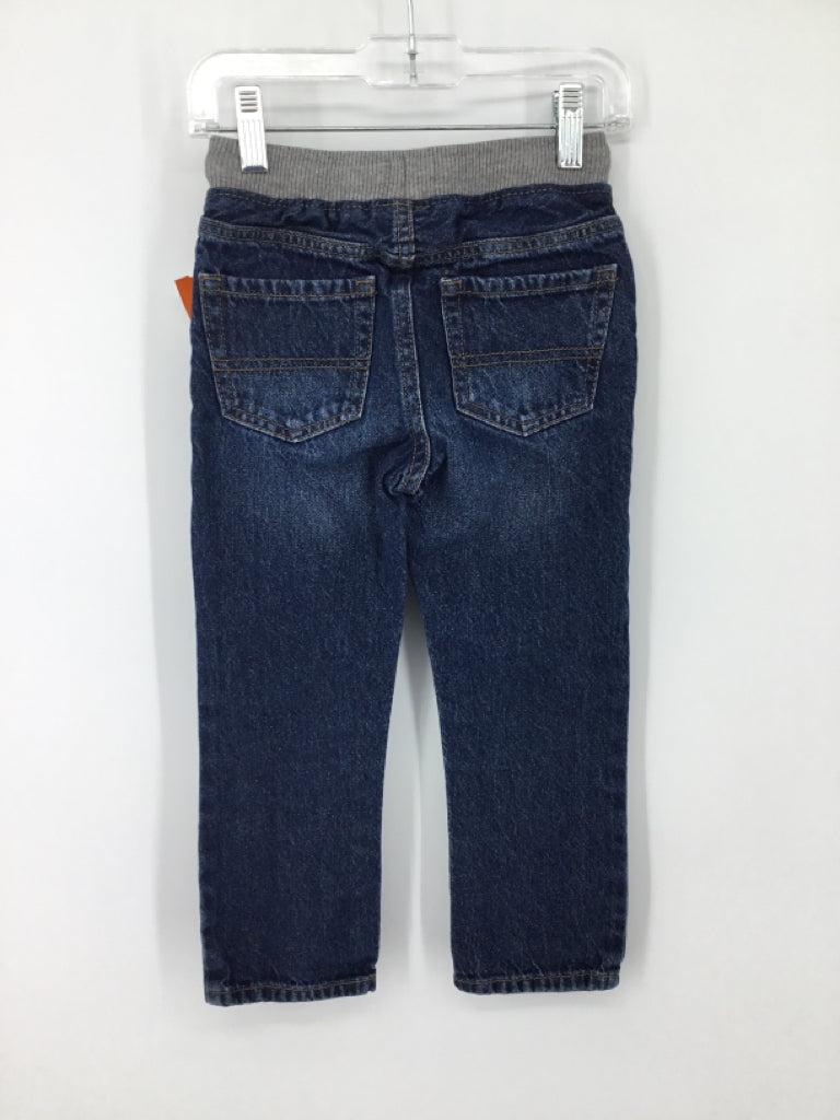 Childrens Place Child Size 4 Blue Solid Jeans - boys
