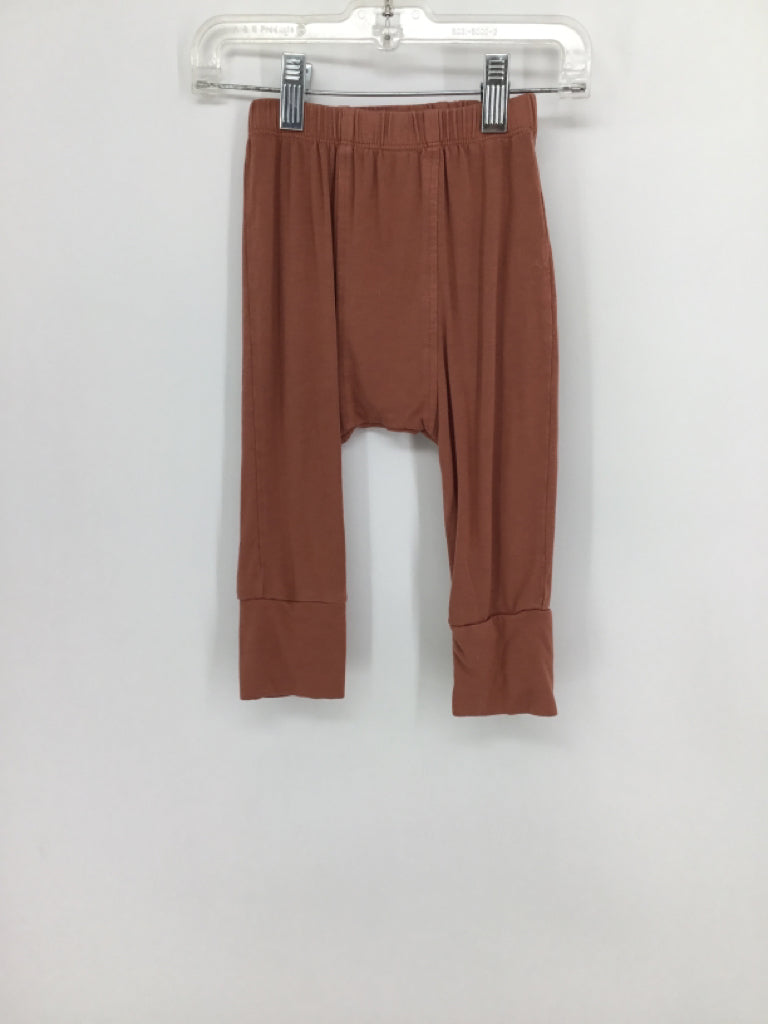 Kate Quinn Organics Child Size 18-24 Months Brown Solid Pants - boys