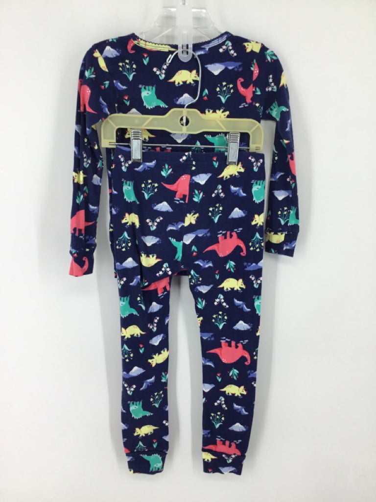 Carter's Child Size 4 Months Blue Pajamas - girls
