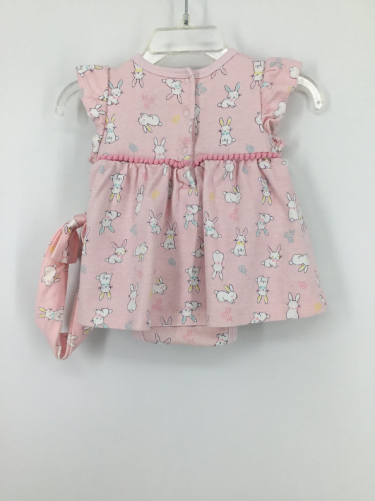 Little Me Child Size 3 Months Pink Easter Outfit