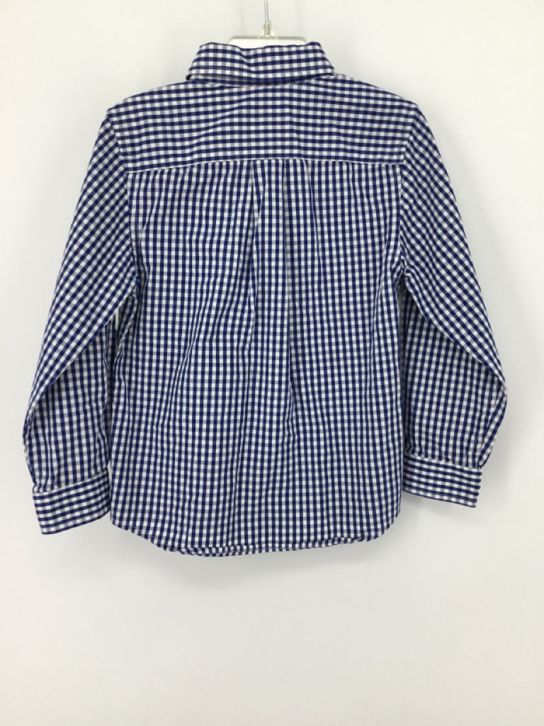 vineyard vines Child Size 4 Navy Gingham Shirt - boys