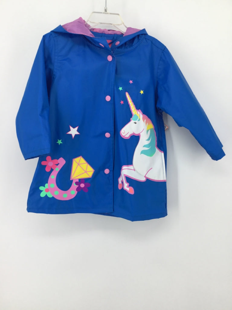 Wippette kids Child Size 24 Months Blue Raincoat - girls