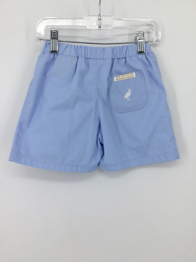 The Beaufort Bonnet Co Child Size 5 Blue Embroidered Shorts - boys