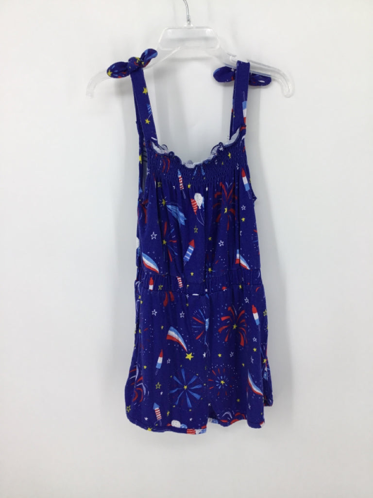 Play by Little Sleepies Child Size 7 Blue Stars & Stripes Outfit