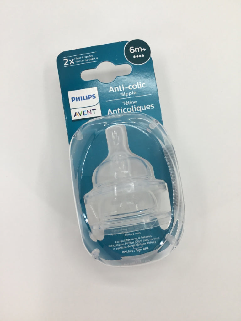 Avent Child Size 6 Months Anti-Colic Nipple Pack of 2