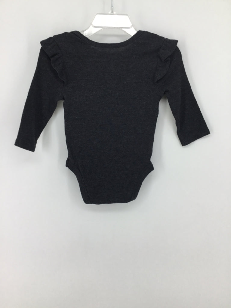 jumping beans Child Size 6 Months Gray Onesie