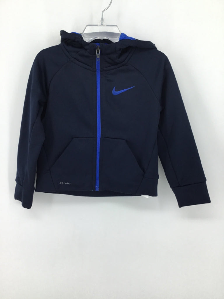 Nike Child Size 2 Navy Solid Hoodie - boys